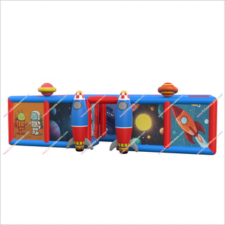 Space Theme Party Obstacle Course Inflatable Maze Labyrinth Maze Game Laser Tag Arena Near Me Blow Up Maze Rental