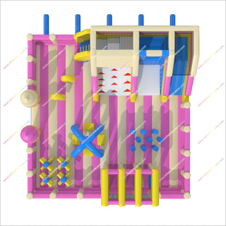 Big Inflatable Theme Park Outdoor Adult Obstacle Course Adventure World Amusement Park Inflatable Bouncing Castle Play Arena Games