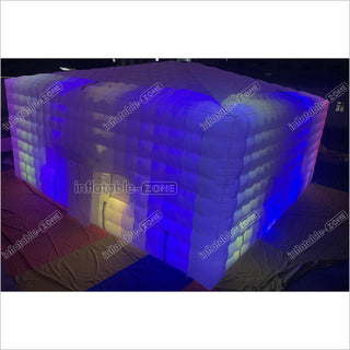 aufblasbares zelt cube Großer aufblasbarer Nachtclub in aufblasbarer Luftwürfel -Zelt -LED -H