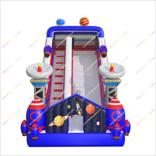 Space Themed Adult Party Giant Inflatable Garden Slide Portable Adventure Outdoor Inflatable Slide