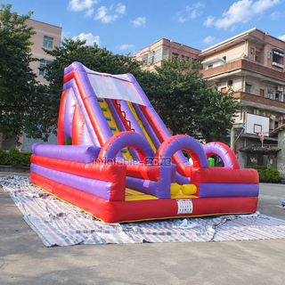 Take your outdoor fun to new heights with our Outdoor Giant Inflatable Slide! Perfect for children's amusement playgrounds, this inflatable bounce slide promises endless entertainment. Watch as kids race to the top and slide down with exhilarating joy. Crafted for durability and safety, it's the ultimate addition to any outdoor play area. Let the adventures begin!