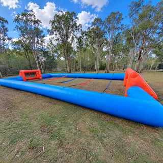 Elevate outdoor fun with our Inflatable Soccer Field, perfect for team games and adult amusement! This portable football pitch offers endless entertainment for events, parties, or park attractions. Experience thrilling matches in a fun, bouncy setting—fun has never been this exciting!