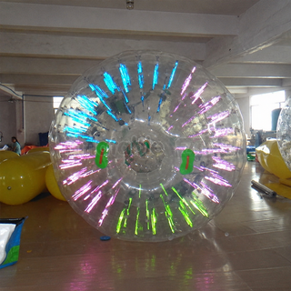 Experience the glow with our PVC Light Inflatable Glow Zorb Ball! Perfect for nighttime fun, these light zorb balls illuminate your adventures. Enjoy hours of excitement and create unforgettable memories with our glowing zorb balls!