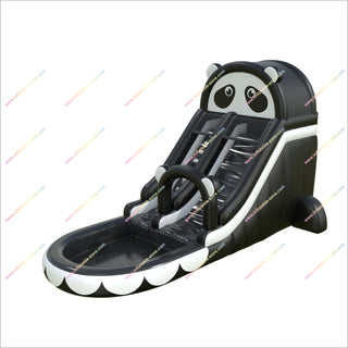Panda Themed Inflatable Water Slide Adult Outdoor Play Waterslide Inflatable Splash Pool