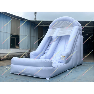 Pastel Inflatable Water Slide Mini Splash Pool Backyard With Playground Inflatable Pool Water Slide For Adults