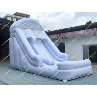 Pastel Inflatable Water Slide Mini Splash Pool Backyard With Playground Inflatable Pool Water Slide For Adults