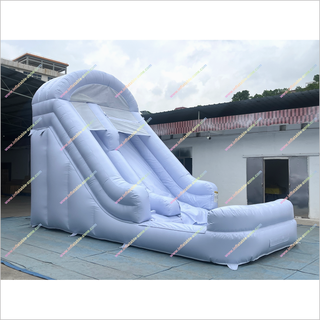 Pastel Inflatable Water Slide Mini Splash Pool Backyard With Playground Inflatable Pool Water Slide For Adults