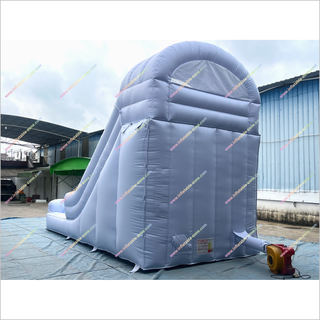 Pastel Inflatable Water Slide Mini Splash Pool Backyard With Playground Inflatable Pool Water Slide For Adults