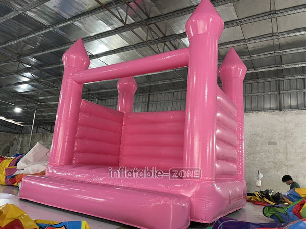 Pink Inflatable Jumping Castle Commercial Inflatable Air Trampoline Party Near Me Bounce House