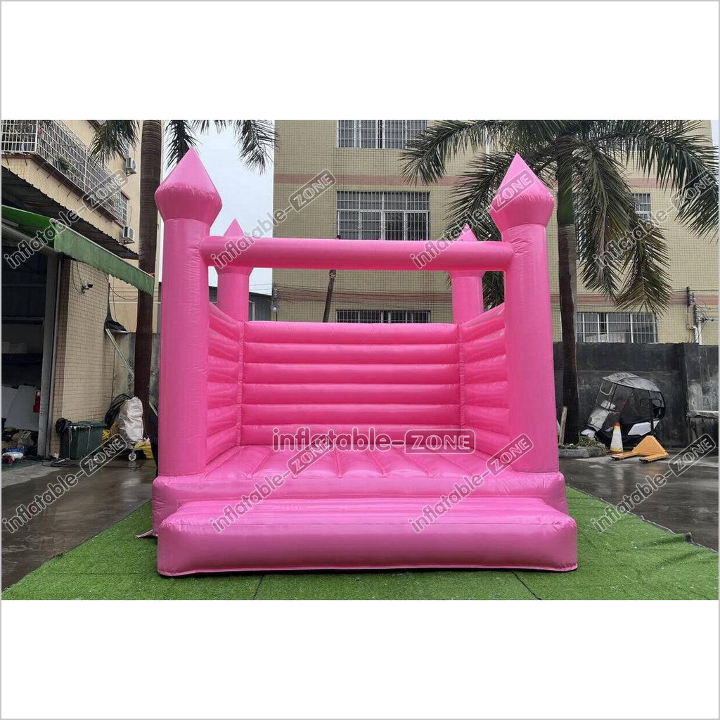 Château gonflable gonflable rose Backyard Backyard Bounce Maison pour