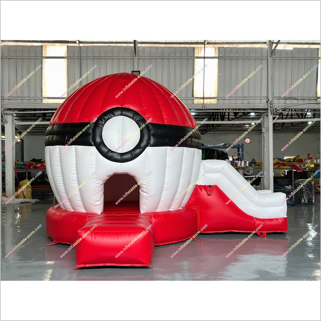 Pokeball Inflatable Jumping Castle Happy Hop Fun House Amusement Park