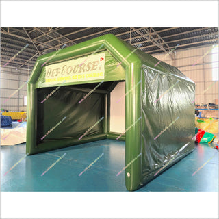 Portable Golf Simulator Enclosure Big Inflatable Tent Green Pro Golf Simulators Hitting Cages Near Me