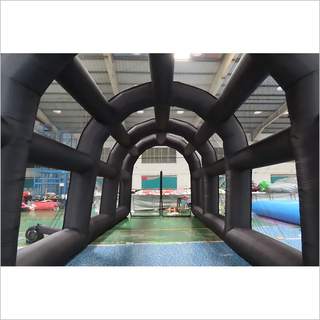 Portable Inflatable Batting Cage Baseball Field Softball Pitch Long Tunnel Inflatable Tennis Tent For Practice
