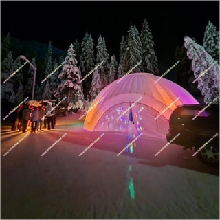 Portable Inflatable Dome Tent With Led Lighting Inflatable Igloo Playhouse Inflatable Event Tent For Sale