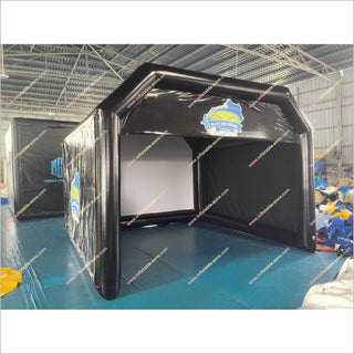 Portable Inflatable Golf Simulator Tent Cage Screen Multi Purpose Room Golf Simulator Enclosure With Projector