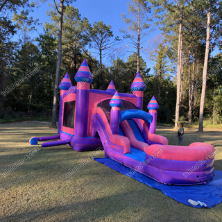 Transform any party into a royal affair with our Princess Pink Bounce Castle! This modern marvel features a delightful slide and a charming ball pit, ensuring hours of enchanted play. Crafted from durable PVC, it's both safe and stylish. Treat your little ones to a magical experience they'll cherish forever with this enchanting bounce house!