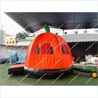 Halloween Spooky Pumpkin Inflatable Bounce House Business Moonwalk Jumping Castle Inflatable Bouncer Jumper For Sale
