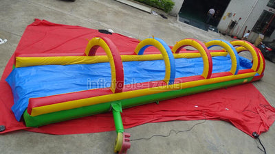 Inflatable slip and slide inflatable water slide for adults