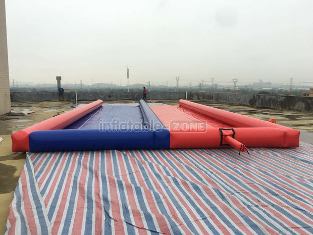 Inflatable zorb track zorb ball race track human hamster ball track