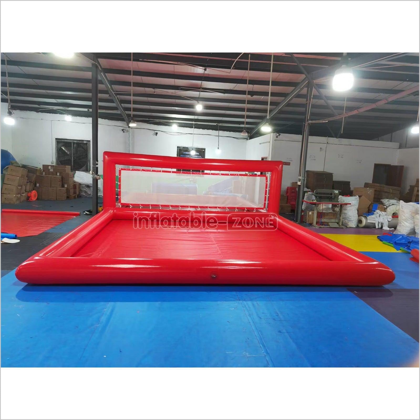 Inflatable Volleyball Court Pool Blow Up Water Volleyball Court Inflat ...