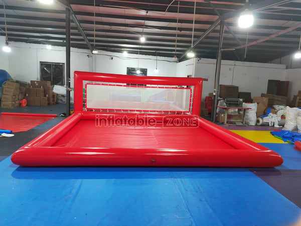 Inflatable Volleyball Court Pool Blow Up Water Volleyball Court Inflatable Outdoor Volleyball Court