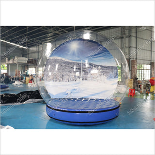 globe tents Inflatable Snow Globe Blow Up Christmas Bubble Dome Tent