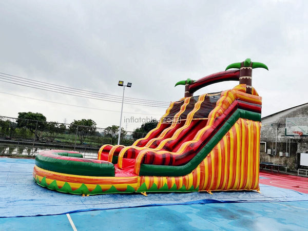 Inflatable Water Slides Commercial Pool, Bounce House Water Slide Combo