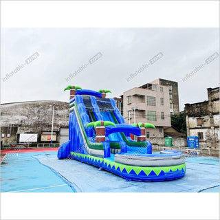 Inflatable Water Slide Jumper Blow Up Water Slide And Pool Inflatable Slides