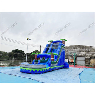 Inflatable Water Slide Jumper Blow Up Water Slide And Pool Inflatable Slides