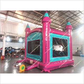 Rainbow Unicorn Bounce House Jump Inflatable Park Moon Bouncer Indoor Bouncy Castle For Sale