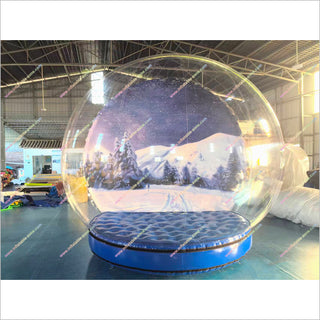Rent A Snow Globe Inflatable Photo Booth Rental Bubble Dome Party Tent Indoor Christmas Inflatables