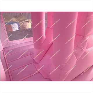 Pink Inflatable Castle Princess Birthday Party Rent Bounce House With Slide Combo Jumpers For Sale