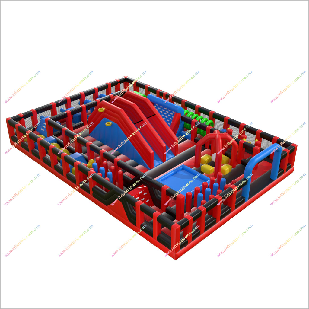 Rent Bouncy Obstacle Course Jumping Castle Playground Massive Inflatab