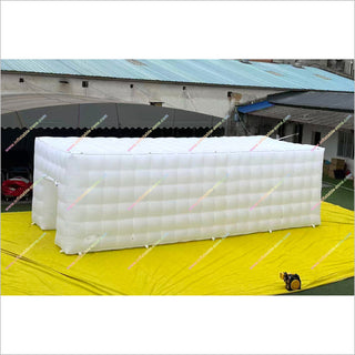 Rent Inflatable Nightclub Outdoor Play Tent Big White Events Night Club Inflatable Cube Tent For Camping