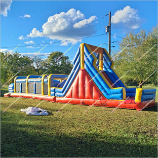 Rent Inflatable Obstacle Course Near Me Climber With Slide Outdoor Assault Course Bounce House Obstacle Course Race