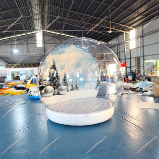 Add a nostalgic touch to your holidays with Retro Snow Globes Clear Inflatable Bubble Domes! These personal snow globes are perfect for Christmas decorations, unique photo ops, or festive displays. Easy to inflate, durable, and available for sale-create magical memories this holiday season!