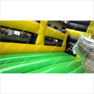Rodeo Inflatable Bull Ride Arena Sports Bounce House Inflatable Mechanical Bull Riding Machine For Sale