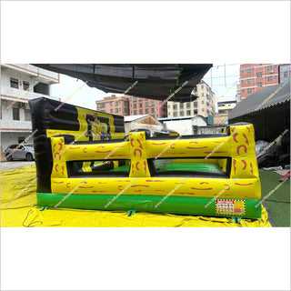 Rodeo Inflatable Bull Ride Arena Sports Bounce House Inflatable Mechanical Bull Riding Machine For Sale