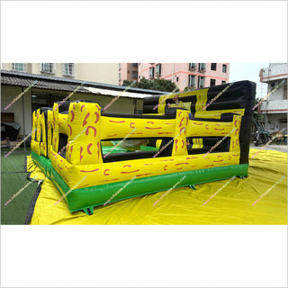 Rodeo Inflatable Bull Ride Arena Sports Bounce House Inflatable Mechanical Bull Riding Machine For Sale