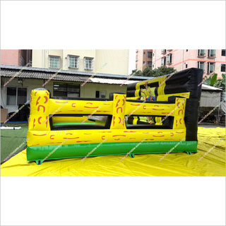 Rodeo Inflatable Bull Ride Arena Sports Bounce House Inflatable Mechanical Bull Riding Machine For Sale