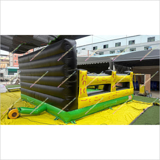 Rodeo Inflatable Bull Ride Arena Sports Bounce House Inflatable Mechanical Bull Riding Machine For Sale