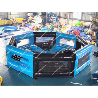 Inflatable Meltdown Rental Sweeper Game Competitive Team Building Rotating Inflatable Wipeout Eliminator