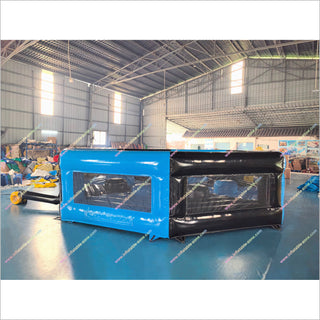 Inflatable Meltdown Rental Sweeper Game Competitive Team Building Rotating Inflatable Wipeout Eliminator