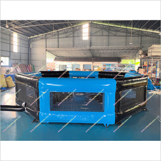 Inflatable Meltdown Rental Sweeper Game Competitive Team Building Rotating Inflatable Wipeout Eliminator
