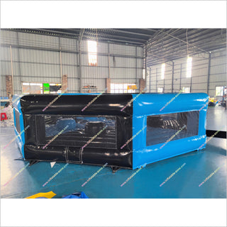 Inflatable Meltdown Rental Sweeper Game Competitive Team Building Rotating Inflatable Wipeout Eliminator