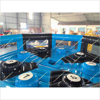 Inflatable Meltdown Rental Sweeper Game Competitive Team Building Rotating Inflatable Wipeout Eliminator