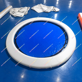 Relax and enjoy water activities with a Round Inflatable Water Hammock Floating Island Dock, featuring a spacious design for lounging, playing, and recreation. Combining a pool inflatable hammock with a floating trampoline, it provides versatile entertainment for pools, lakes, resorts, water parks, and backyard gatherings. Durable construction offers buoyant support for summer fun.