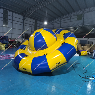 Experience non-stop fun with the Saturn Inflatable Water Toy! Designed for rotation and balance challenges, this floating disco-style inflatable is perfect for lakes and water parks. Bounce, spin, and compete with friends for thrilling water games. Durable and fun for all ages—get ready for endless aquatic adventures!