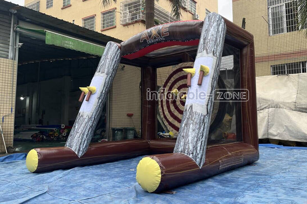 Single Inflatable Axe Throwing Sport Game Athletic Target Shoot Throw Toss Dart Backyard Fun