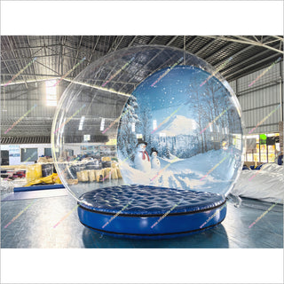 Snowman Inflatable Snow Globe Blow Up Photo Booth Cheap Christmas Decorations Snow Globe Inflatable Rental